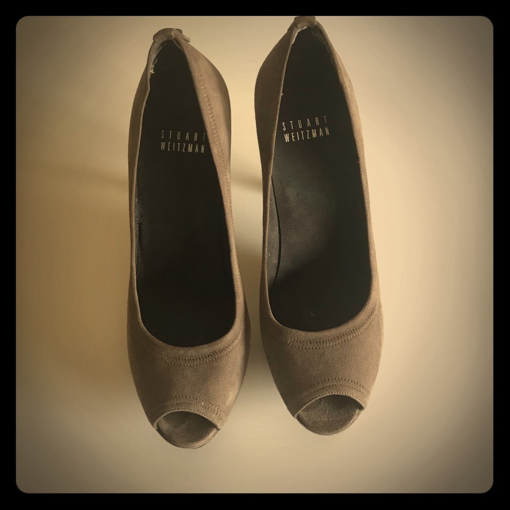 size 7 peep toe pumps